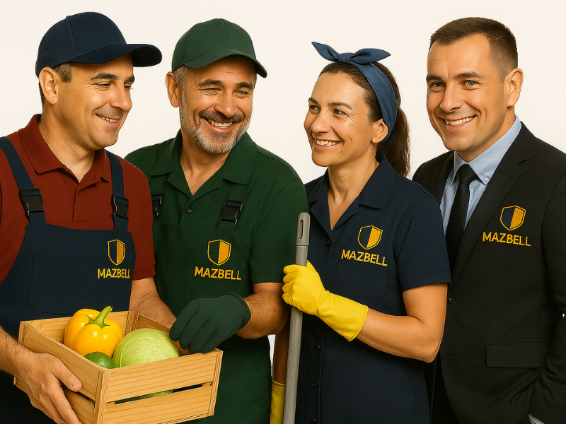 Equipe profissional Mazbell - Especialistas em terceirização de pessoal